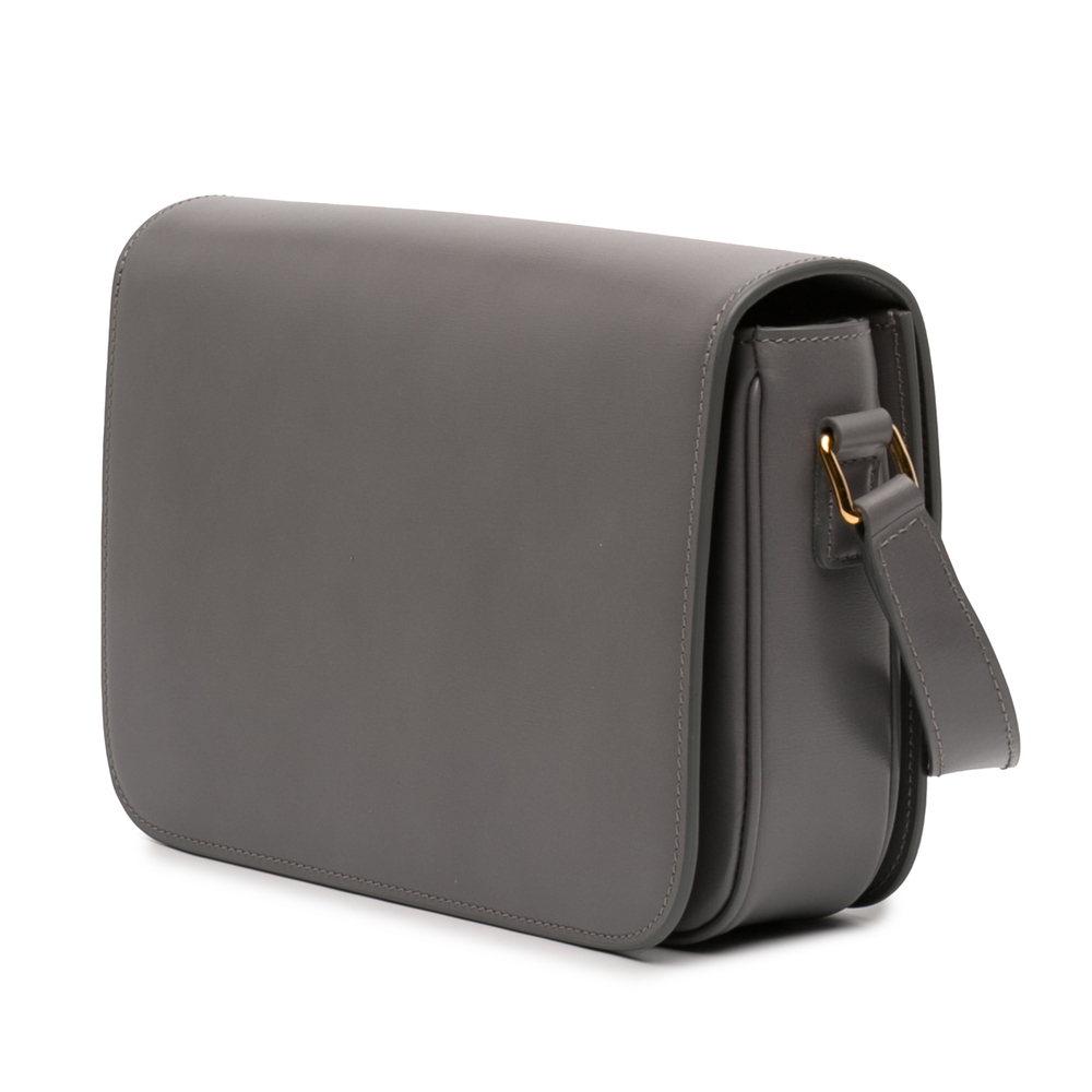 Pre-Loved Celine Classique Shiny Calfskin Triomphe Crossbody - Picture 2 of 11